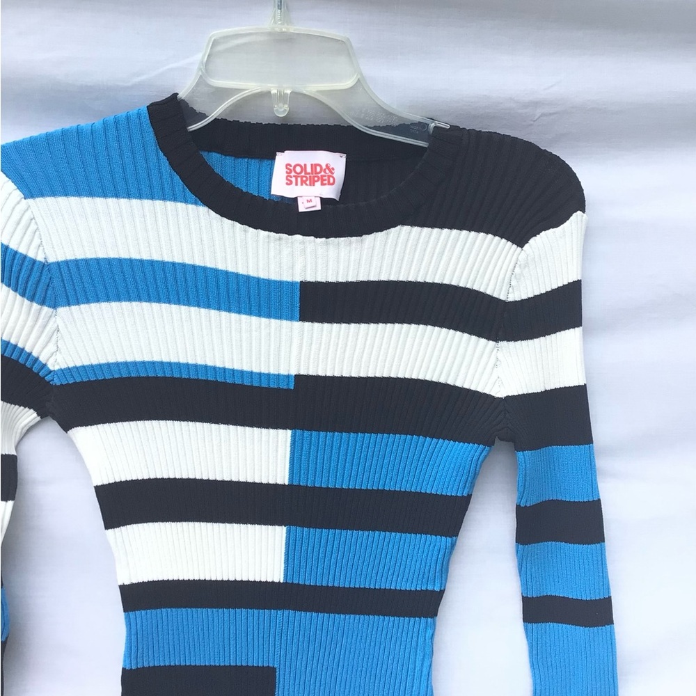 Solid & Striped Ribbed Dress - image 2